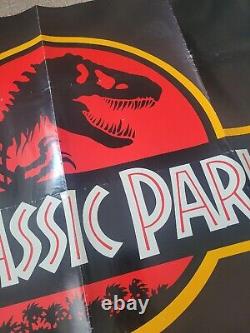 Jurassic Park (1993) Affiche de film originale Quad Teaser du Royaume-Uni