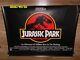 Jurassic Park Britannique Quad Affiche Du Film Steven Spielberg Dinosaurs On The Loose