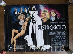 Juste un Gigolo Affiche Quad Originale UK 1978 David Bowie