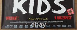 Kids A Film Par Larry Clark 1995 Affiche De Cinéma Originale Du Royaume-uni Quad Rare