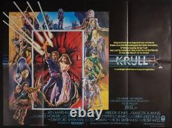 Krull AFFICHE DE FILM QUAD ORIGINALE Peter Yates Liam Neeson Kirby 1983
