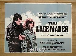 LA FABRICANTE DE LACE (1977) v. Rare affiche de film originale UK quad art de Peter Strausfeld