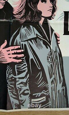 LA FABRICANTE DE LACE (1977) v. Rare affiche de film originale UK quad art de Peter Strausfeld