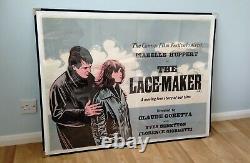 LA FABRICANTE DE LACE (1977) v. Rare affiche de film originale UK quad art de Peter Strausfeld