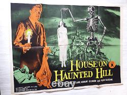LA MAISON SUR LA COLLINE HANTÉE 1958 AFFICHE ORIGINALE UK QUAD 30x40 VINCENT PRICE