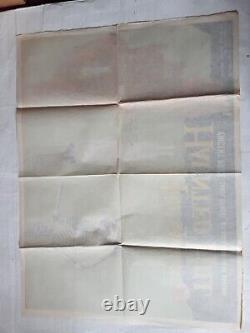 LA MAISON SUR LA COLLINE HANTÉE 1958 AFFICHE ORIGINALE UK QUAD 30x40 VINCENT PRICE