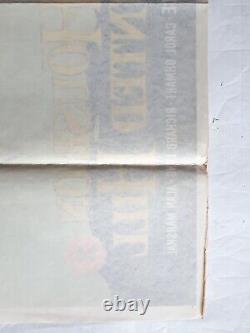 LA MAISON SUR LA COLLINE HANTÉE 1958 AFFICHE ORIGINALE UK QUAD 30x40 VINCENT PRICE