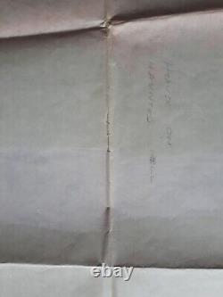 LA MAISON SUR LA COLLINE HANTÉE 1958 AFFICHE ORIGINALE UK QUAD 30x40 VINCENT PRICE