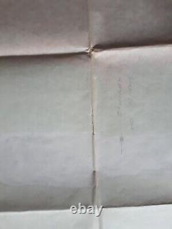 LA MAISON SUR LA COLLINE HANTÉE 1958 AFFICHE ORIGINALE UK QUAD 30x40 VINCENT PRICE