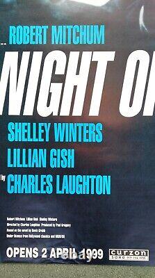 LA NUIT DU CHASSEUR (1955) (BFI 1999RR) affiche originale du film UK quad
