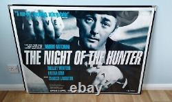 LA NUIT DU CHASSEUR (1955) (BFI 1999RR) affiche originale du film UK quad