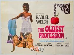 LA PLUS VIEILLE PROFESSION (1967) Affiche de cinéma originale Quad Raquel Welch