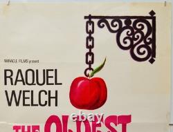 LA PLUS VIEILLE PROFESSION (1967) Affiche de cinéma originale Quad Raquel Welch