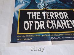 LA TERREUR DU DR CHANEY, LA REVANCHE DES MORTS AFFICHE originale UK QUAD 30x40 1977