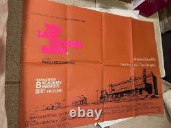 LE DERNIER SPECTACLE D'IMAGES Affiche UK Quad RARE version Peter Bogdanovich années 70 MCM