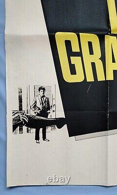 LE DIPLÔMÉ / MIDNIGHT COWBOY (RR 1970s) affiche de cinéma originale rare UK d/b quad