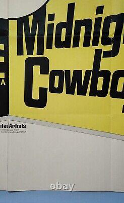 LE DIPLÔMÉ / MIDNIGHT COWBOY (RR 1970s) affiche de cinéma originale rare UK d/b quad