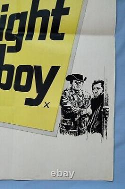 LE DIPLÔMÉ / MIDNIGHT COWBOY (RR 1970s) affiche de cinéma originale rare UK d/b quad