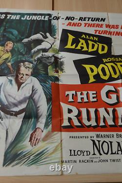 LE MARCHAND D'ARMES Affiche de cinéma Quad 1958 ALAN LADD, ROSSANA PODESTA