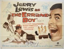 LE PETIT MESSAGER (1961) Affiche de film originale Quad Jerry Lewis
