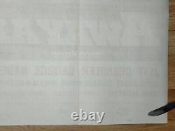 LOIN DE TOUS LES BATEAUX (1956) affiche originale UK quad superbe art de la marine de la Seconde Guerre mondiale de Bill Wiggins