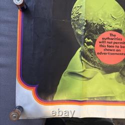 L'ABOMINABLE DOCTEUR PHIBES 1971 VINCENT PRICE Affiche de film originale UK quad