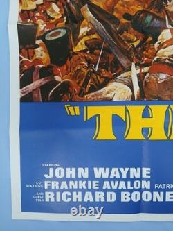 L'ALAMO (1960, RR1967) affiche originale quad UK John Wayne, Richard Widmark