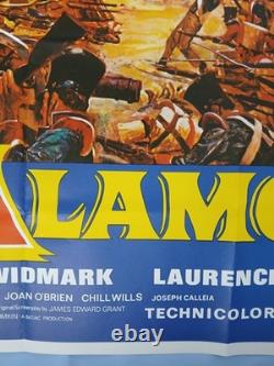 L'ALAMO (1960, RR1967) affiche originale quad UK John Wayne, Richard Widmark
