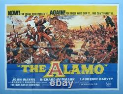 L'ALAMO (1960, RR1967) affiche originale quad UK John Wayne, Richard Widmark
