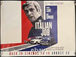 L'Affaire Italienne AFFICHE QUAD ORIGINALE Film Michael Caine 55e Anniversaire RR