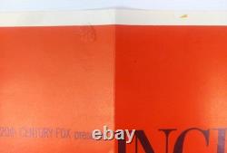 L'Affiche Originale du Film UK Quad de 1964 'La Visite' avec Ingrid Bergman