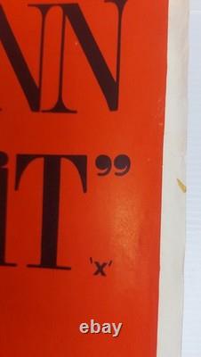 L'Affiche Originale du Film UK Quad de 1964 'La Visite' avec Ingrid Bergman