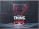 L'affiche Quad Originale Du Film The Thing Royaume-uni
