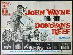 L'Affiche de Film Originale Quad de Donovan's Reef John Wayne Ford 1963