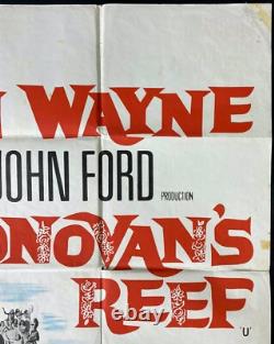 L'Affiche de Film Originale Quad de Donovan's Reef John Wayne Ford 1963