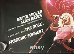 L'Affiche de Film Originale Quad de La Rose Bette Midler Alan Bates 1979
