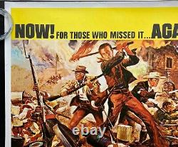 L'Alamo Affiche de Film Original Quad Richard Widmark John Wayne RR Précoce