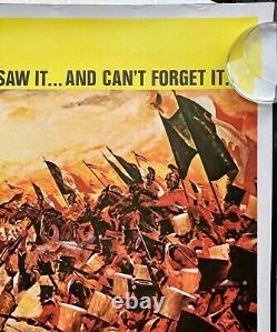 L'Alamo Affiche de Film Original Quad Richard Widmark John Wayne RR Précoce