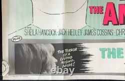 L'Anniversaire AFFICHE ORIGINAL Quad Film Cinéma Bette Davis HAMMER 1968