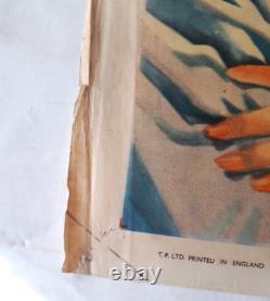 L'ÉNIGME DES MYSTÉRIANS 1957 AFFICHE ORIGINALE UK QUAD 30x40 TOHO RKO Mogera
