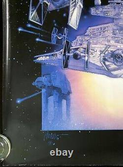 L'Empire contre-attaque Affiche de film originale Quad 1997 Édition spéciale RR Star Wars