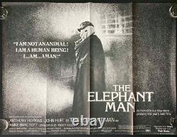 L'Homme Éléphant ORIGINAL Quad Affiche de Film Cinéma David Lynch Anthony Hopkins