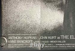 L'Homme Éléphant ORIGINAL Quad Affiche de Film Cinéma David Lynch Anthony Hopkins
