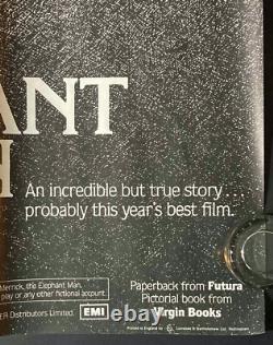 L'Homme Éléphant ORIGINAL Quad Affiche de Film Cinéma David Lynch Anthony Hopkins