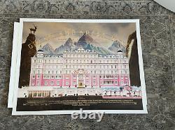 L'Hôtel Grand Budapest (2014) Affiche Originale Britannique Quad