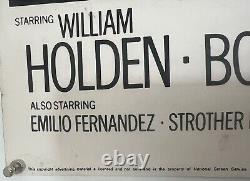 L'Original Affiche de Film Vintage de The Wild Bunch 1973 UK Quad 30 x 40 Pouces