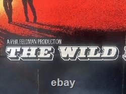 L'Original Affiche de Film Vintage de The Wild Bunch 1973 UK Quad 30 x 40 Pouces