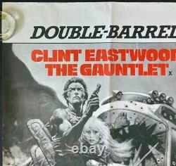 L'Outlaw Josey Wales / Affiche de cinéma originale Quad Gauntlet Clint Eastwood