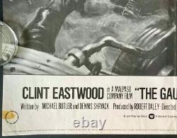 L'Outlaw Josey Wales / Affiche de cinéma originale Quad Gauntlet Clint Eastwood