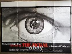 L'affiche Originale Du Film 'jour Of The Jackal' Du Royaume-uni Quad